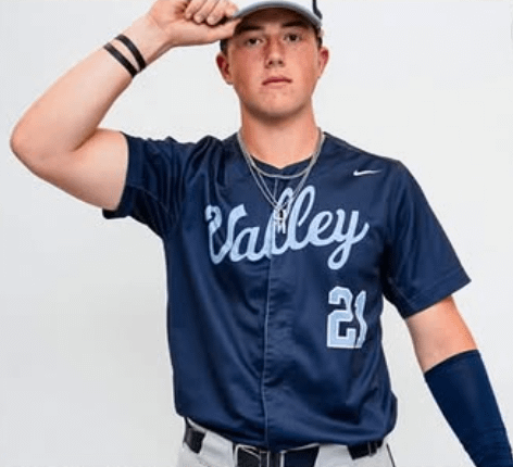 Michael Kamper as a junior on the Wayne Valley varsity baseball team