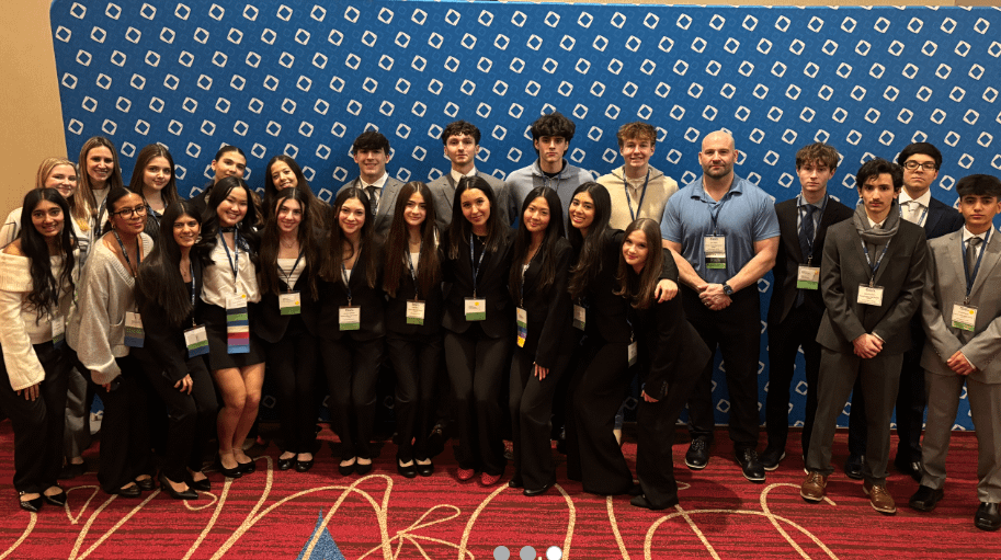 DECA members at last year's conference